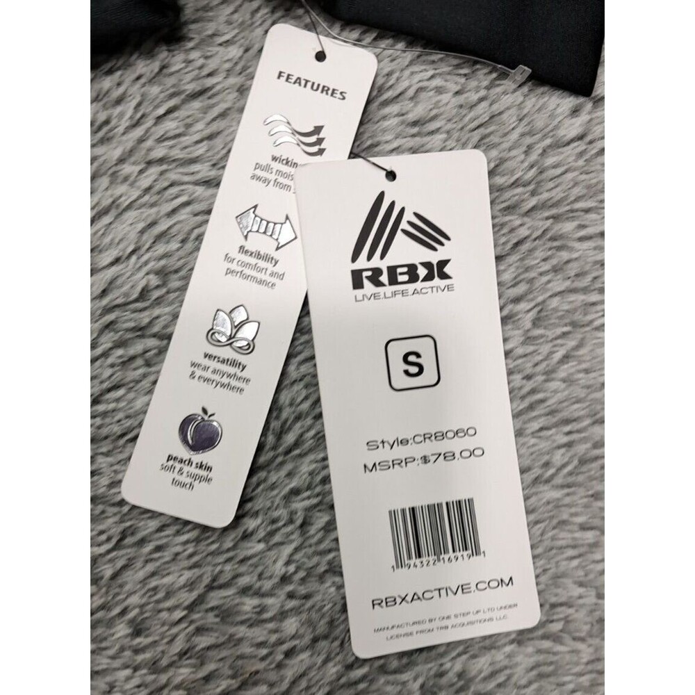 RBX Active Jacket Womens Sz Small Athletic Peach Skin Full Zip Wicking H… - Picture 6 of 13